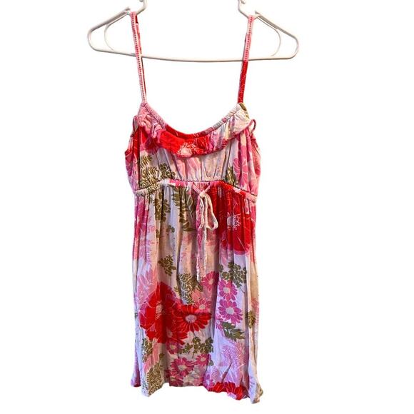 Aeropostale, Spaghetti Strap Floral Summer Dress, Lined, S - Picture 9 of 12